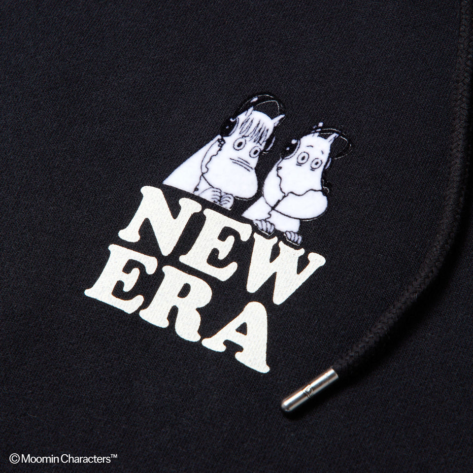 裏毛 スウェット プルオーバーフーディー Moomin Music ブラック | NEW ERA ニューエラ公式オンラインストア