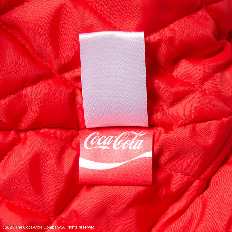 ナイロン バーシティジャケット Coca-Cola コカ・コーラ スカーレット | NEW ERA ニューエラ公式オンラインストア