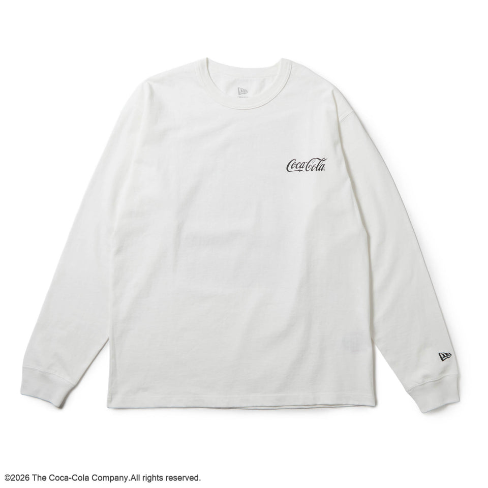 長袖 ウォッシュド コットン Tシャツ Coca-Cola コカ・コーラ オフホワイト | NEW ERA ニューエラ公式オンラインストア