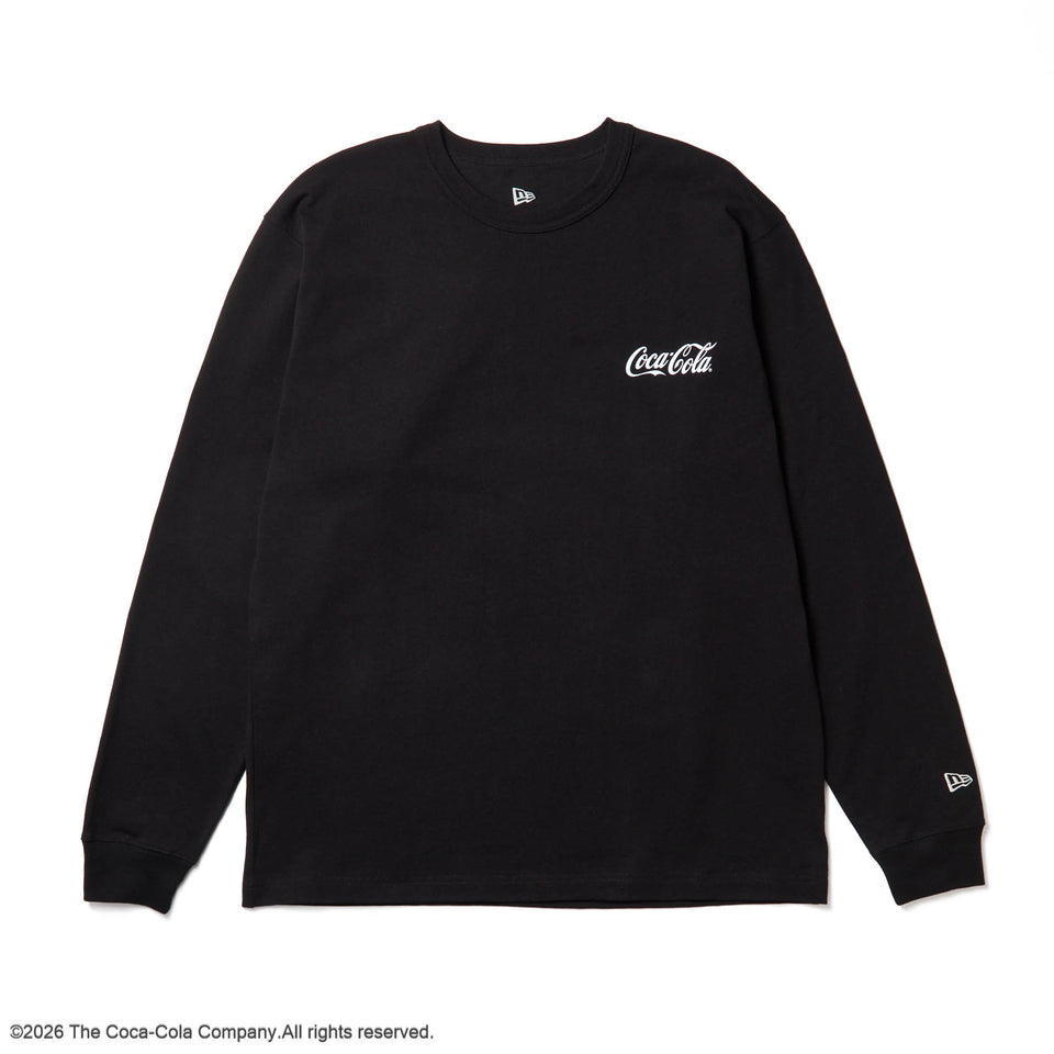 長袖 ウォッシュド コットン Tシャツ Coca-Cola コカ・コーラ ブラック | NEW ERA ニューエラ公式オンラインストア