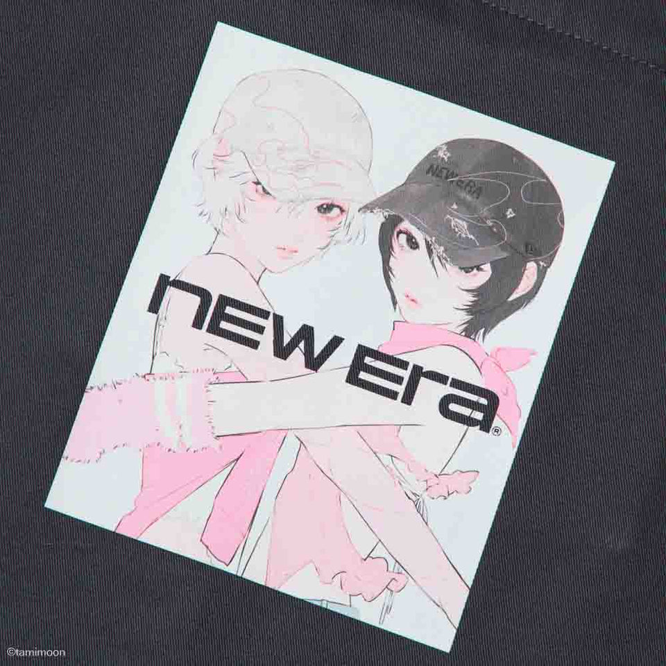 コットンツイル トートバッグ Illustrators Collection tamimoon グラファイト | NEW ERA ニューエラ公式オンラインストア
