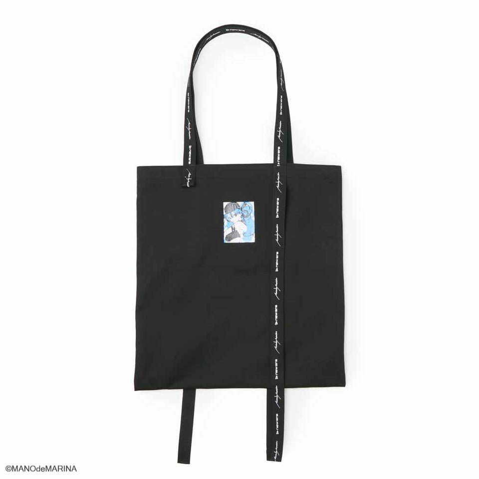 コットンツイル トートバッグ Illustrators Collection まのでまりな ブラック | NEW ERA ニューエラ公式オンラインストア