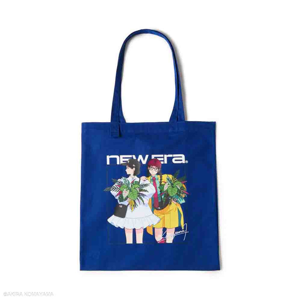 コットンツイル トートバッグ Illustrators Collection こまやま明 ライトロイヤル | NEW ERA ニューエラ公式オンラインストア