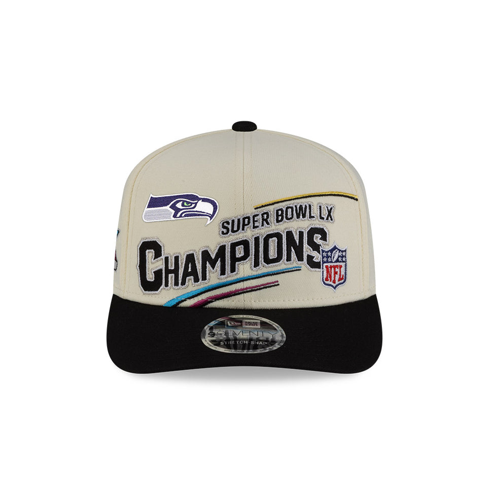 9SEVENTY ストレッチスナップ NFL Super Bowl LX シアトル・シー