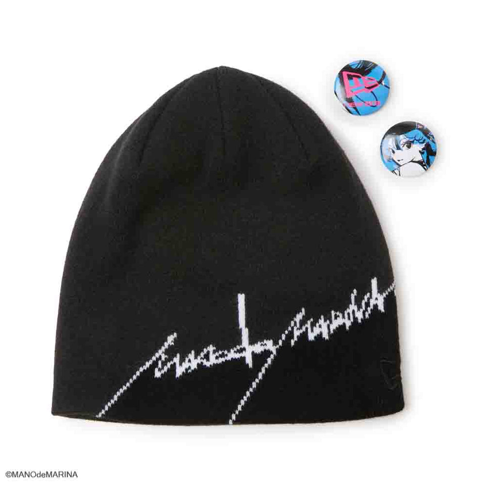 ベーシック ビーニー Illustrators Collection まのでまりな ブラック | NEW ERA ニューエラ公式オンラインストア
