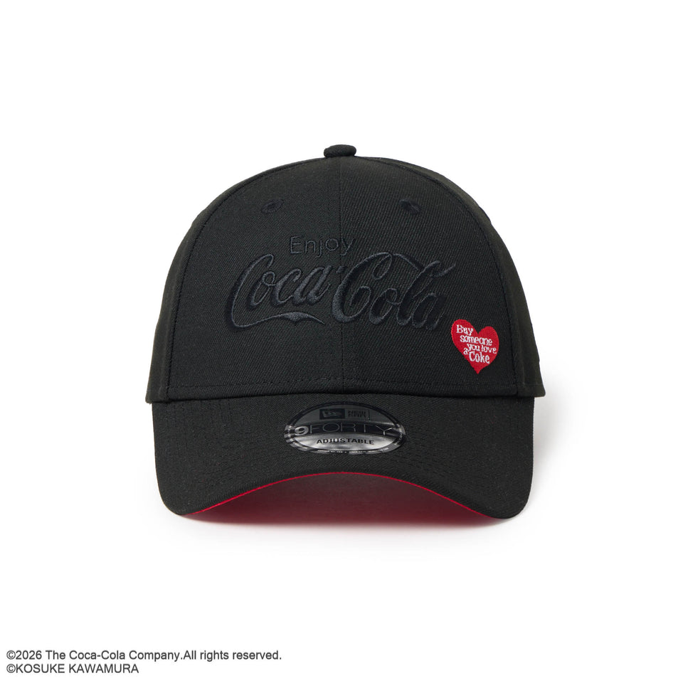 9FORTY Coca-Cola designed by Kosuke Kawamura コカ・コーラ ブラック | NEW ERA ニューエラ公式オンラインストア
