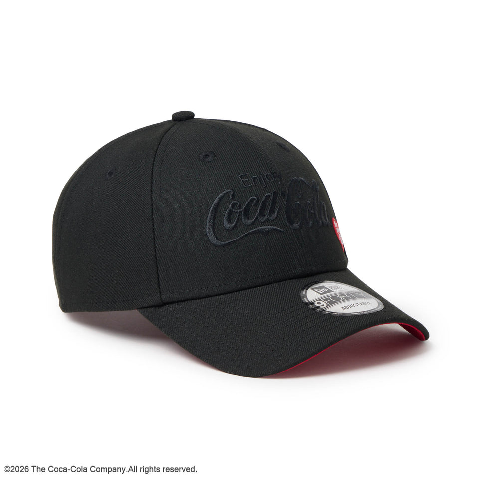 9FORTY Coca-Cola designed by Kosuke Kawamura コカ・コーラ ブラック | NEW ERA ニューエラ公式オンラインストア