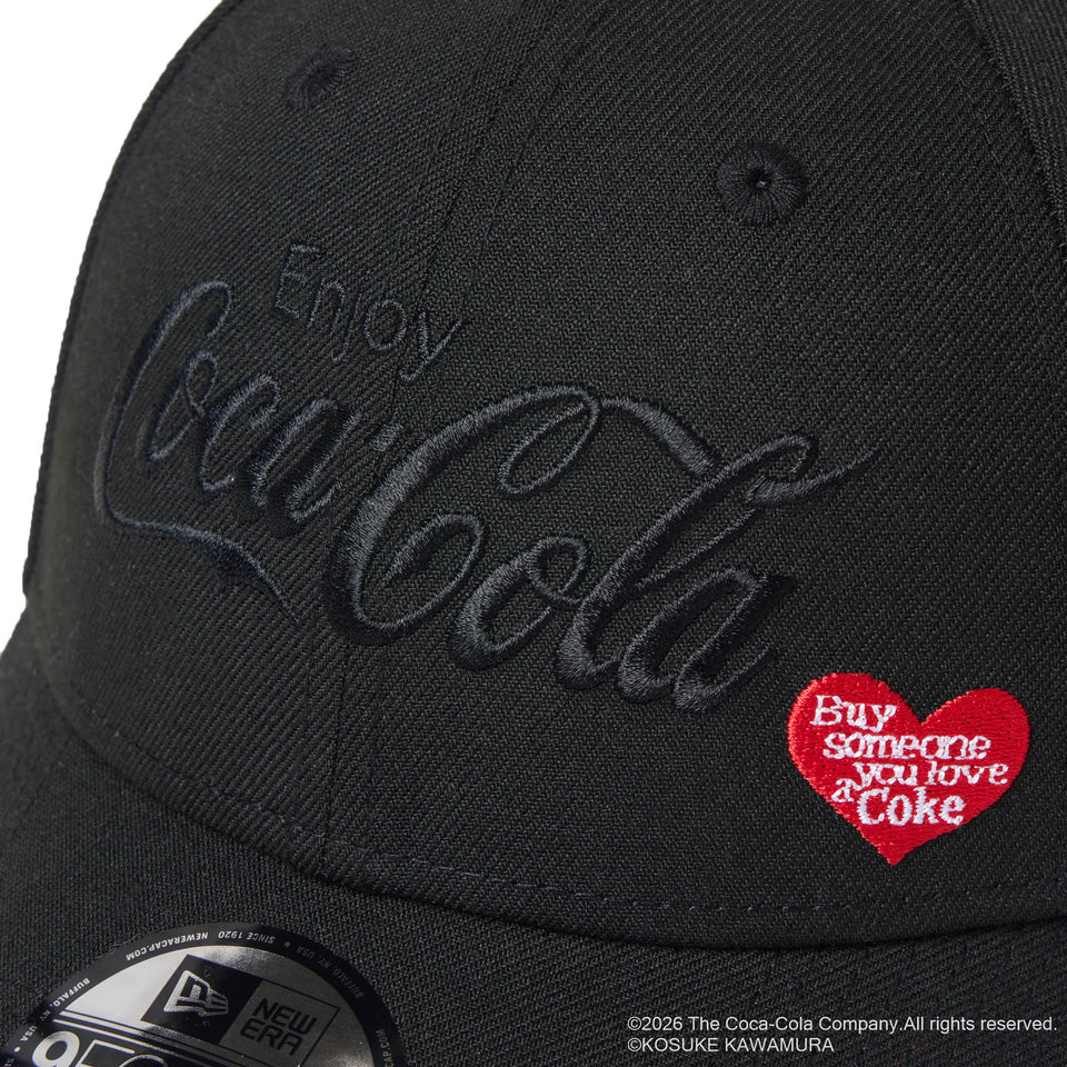 9FORTY Coca-Cola designed by Kosuke Kawamura コカ・コーラ ブラック | NEW ERA ニューエラ公式オンラインストア