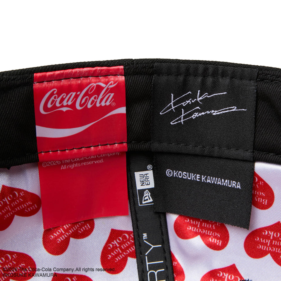 9FORTY Coca-Cola designed by Kosuke Kawamura コカ・コーラ ブラック | NEW ERA ニューエラ公式オンラインストア