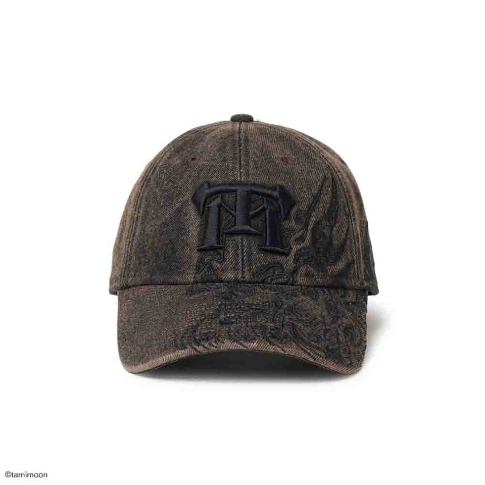 9FORTY アンストラクチャード Illustrators Collection tamimoon オーバーダイ デニム ブラウン | NEW ERA ニューエラ公式オンラインストア
