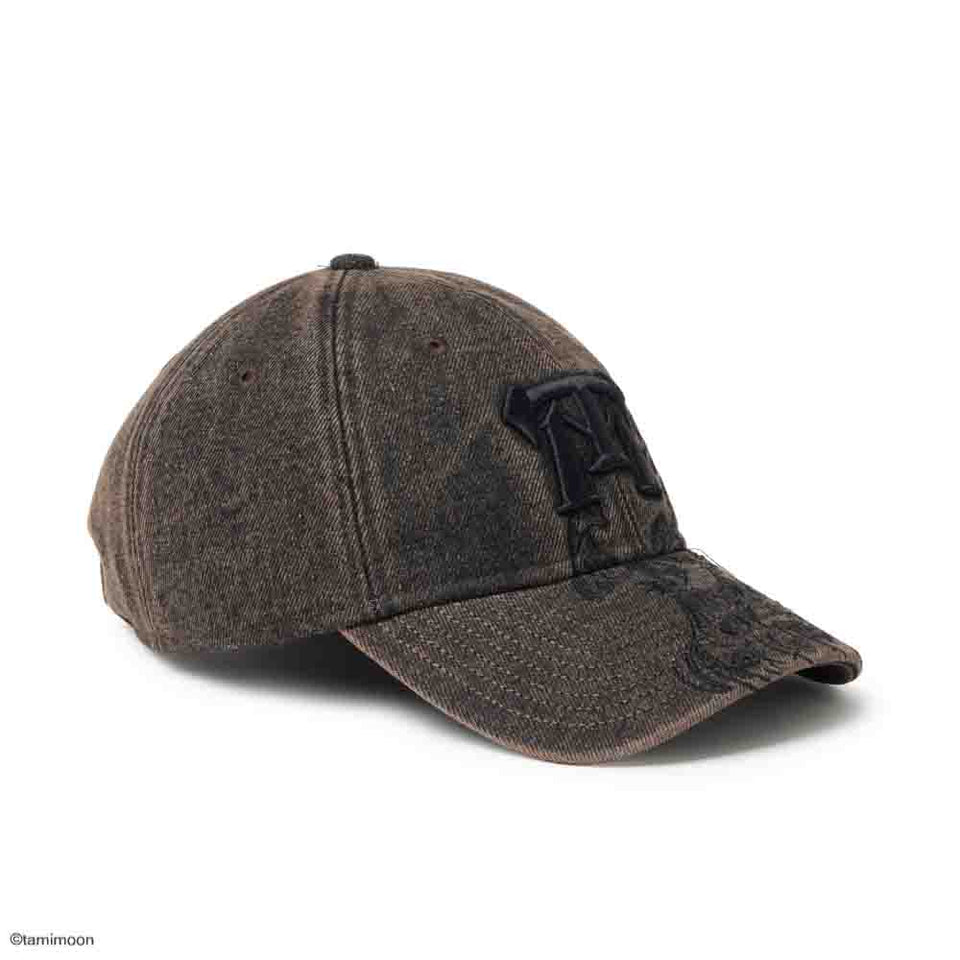 9FORTY アンストラクチャード Illustrators Collection tamimoon オーバーダイ デニム ブラウン | NEW ERA ニューエラ公式オンラインストア