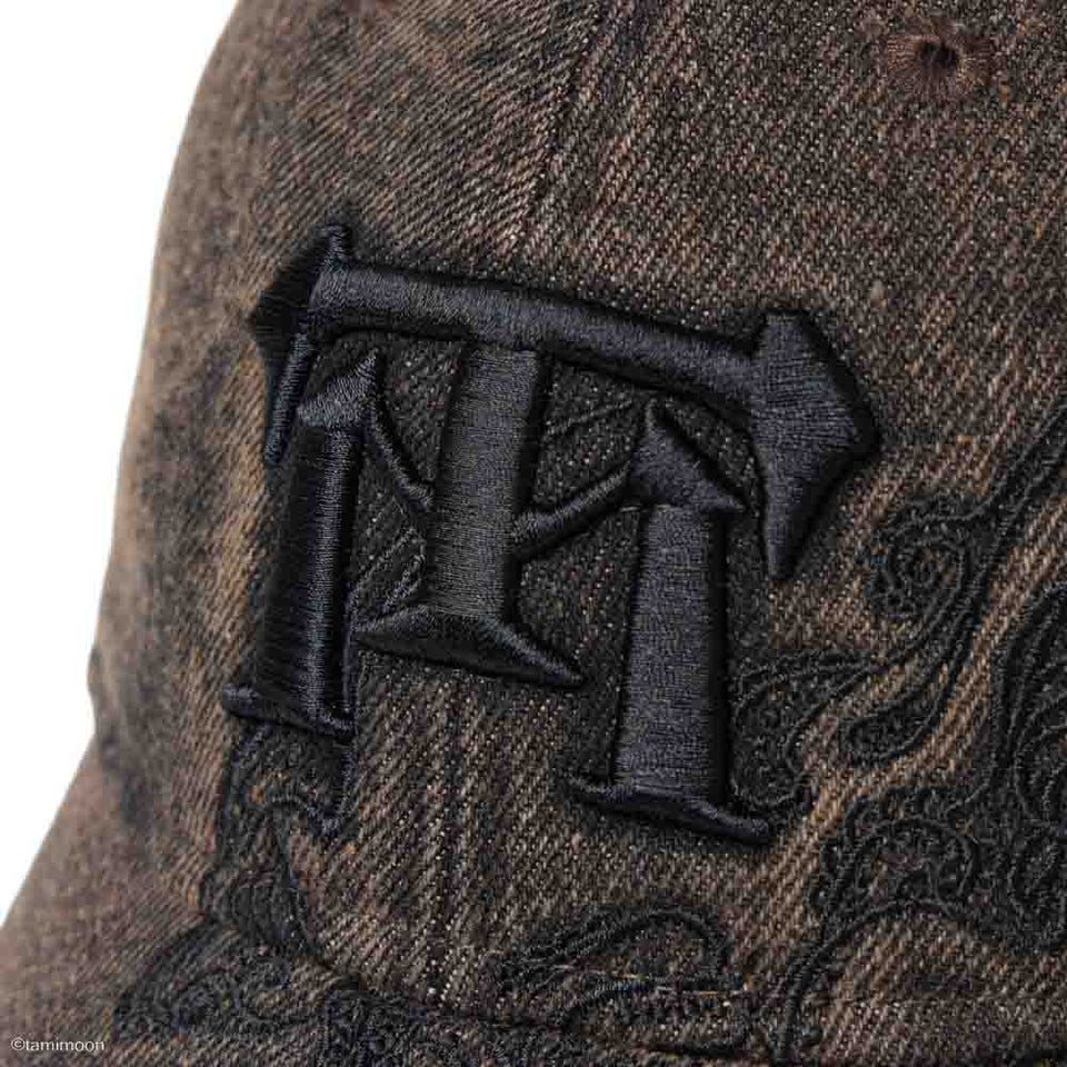9FORTY アンストラクチャード Illustrators Collection tamimoon オーバーダイ デニム ブラウン | NEW ERA ニューエラ公式オンラインストア