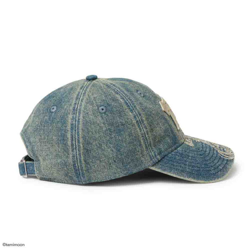 9FORTY アンストラクチャード Illustrators Collection tamimoon オーバーダイ デニム ブルー | NEW ERA ニューエラ公式オンラインストア