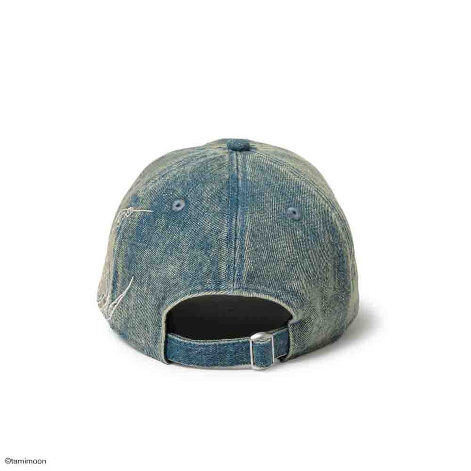 9FORTY アンストラクチャード Illustrators Collection tamimoon オーバーダイ デニム ブルー | NEW ERA ニューエラ公式オンラインストア