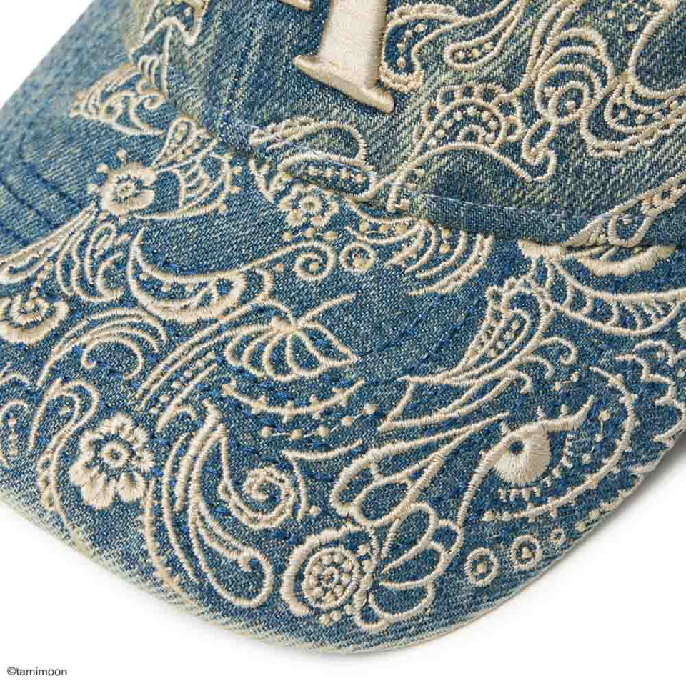 9FORTY アンストラクチャード Illustrators Collection tamimoon オーバーダイ デニム ブルー | NEW ERA ニューエラ公式オンラインストア