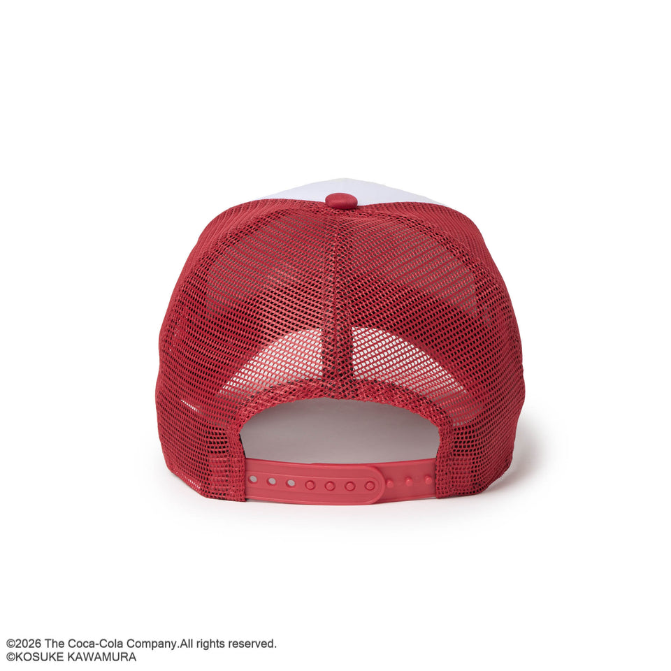 9FORTY A-Frame トラッカー Coca-Cola designed by Kosuke Kawamura コカ・コーラ ホワイト/スカーレット | NEW ERA ニューエラ公式オンラインストア
