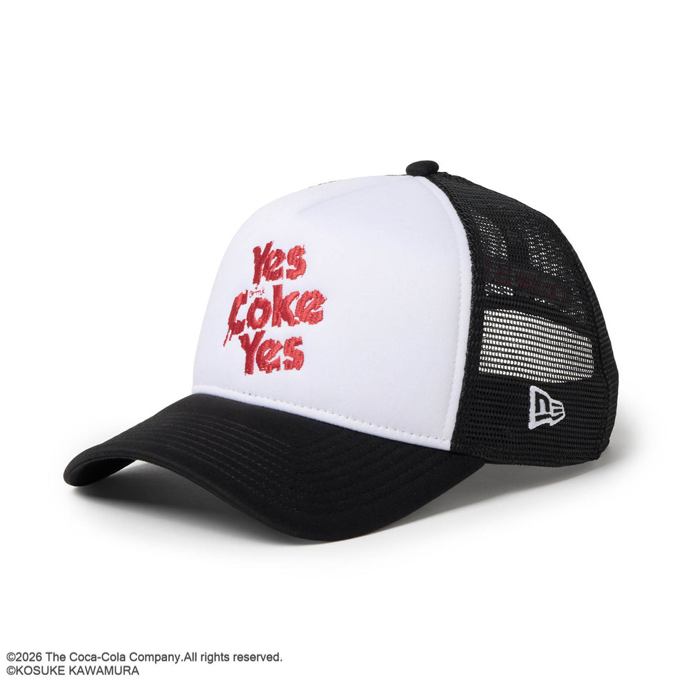 9FORTY A-Frame トラッカー Coca-Cola designed by Kosuke Kawamura ホワイト/ブラック | NEW ERA ニューエラ公式オンラインストア