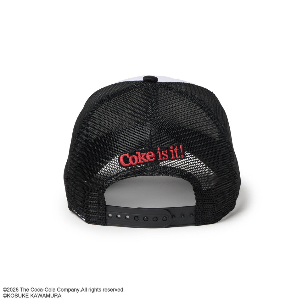 9FORTY A-Frame トラッカー Coca-Cola designed by Kosuke Kawamura ホワイト/ブラック | NEW ERA ニューエラ公式オンラインストア