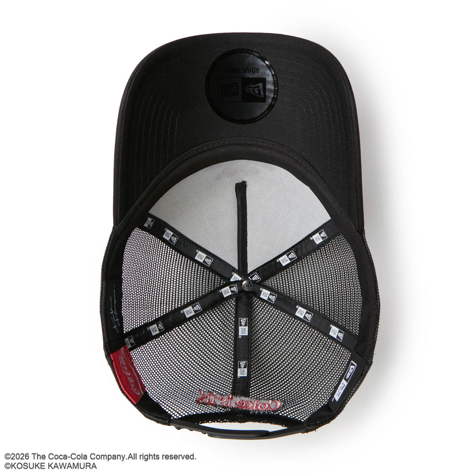 9FORTY A-Frame トラッカー Coca-Cola designed by Kosuke Kawamura ホワイト/ブラック | NEW ERA ニューエラ公式オンラインストア