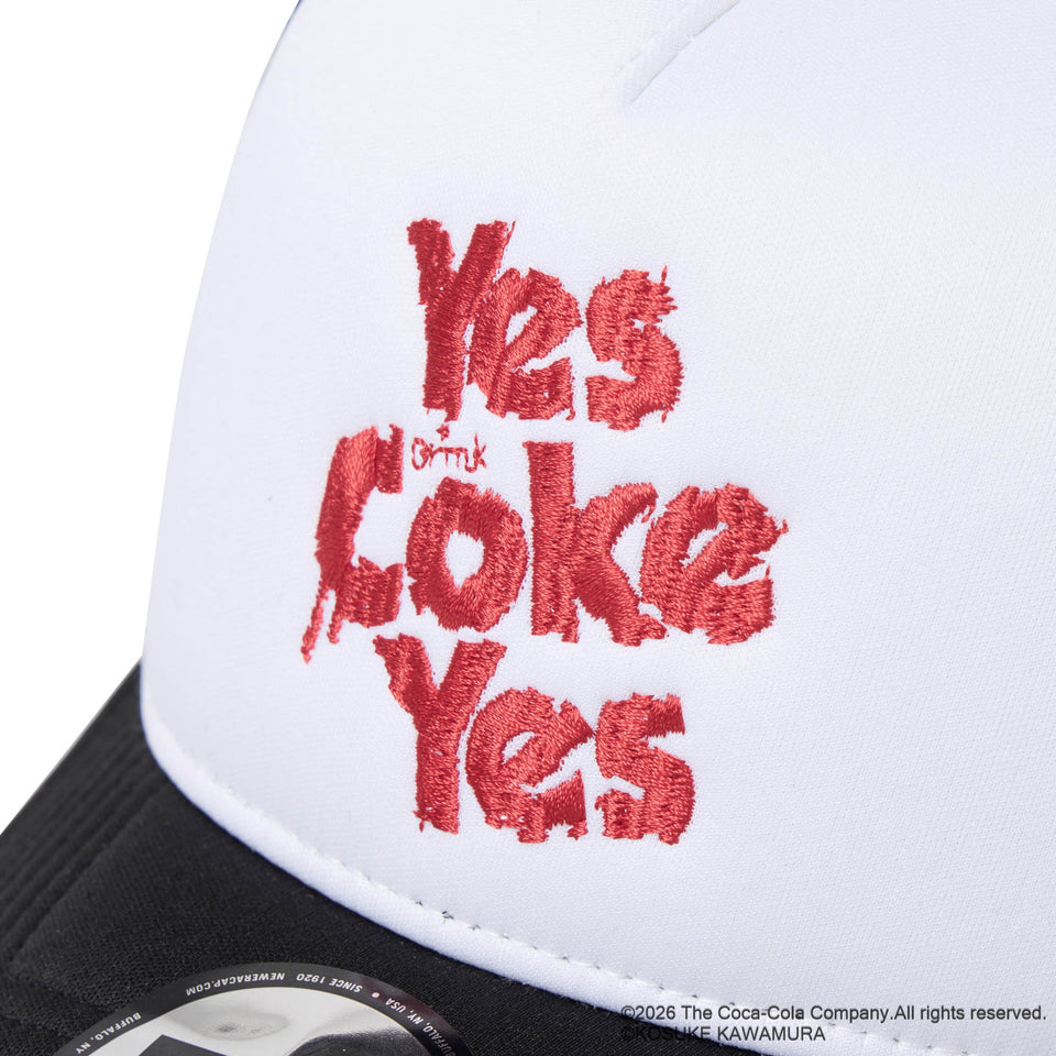 9FORTY A-Frame トラッカー Coca-Cola designed by Kosuke Kawamura ホワイト/ブラック | NEW ERA ニューエラ公式オンラインストア