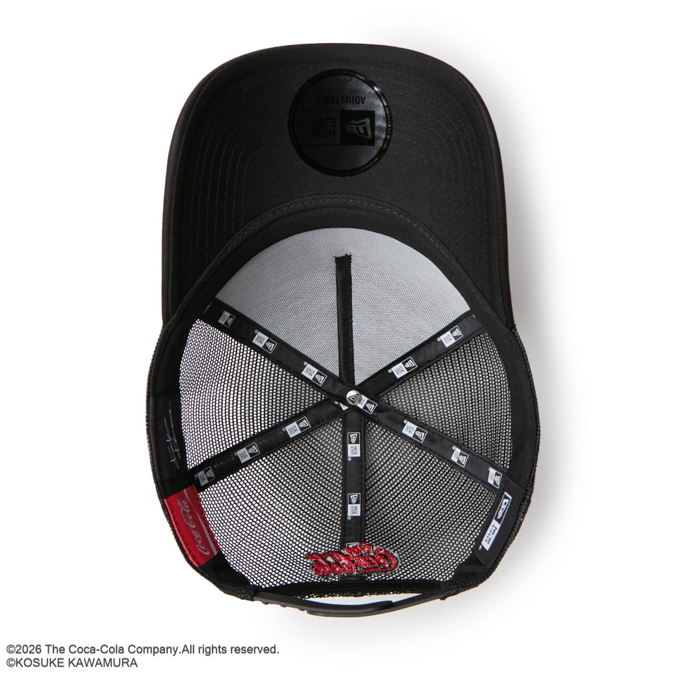 9FORTY A-Frame トラッカー Coca-Cola designed by Kosuke Kawamura コカ・コーラ ブラック | NEW ERA ニューエラ公式オンラインストア