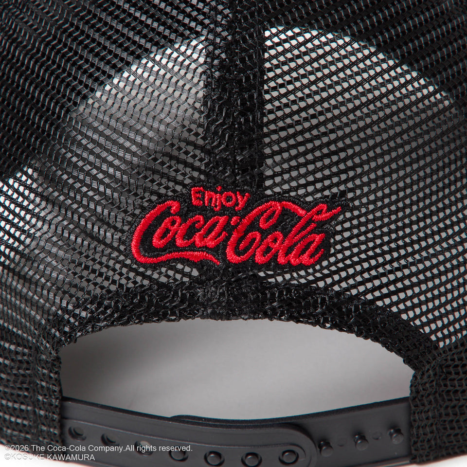 9FORTY A-Frame トラッカー Coca-Cola designed by Kosuke Kawamura コカ・コーラ ブラック | NEW ERA ニューエラ公式オンラインストア
