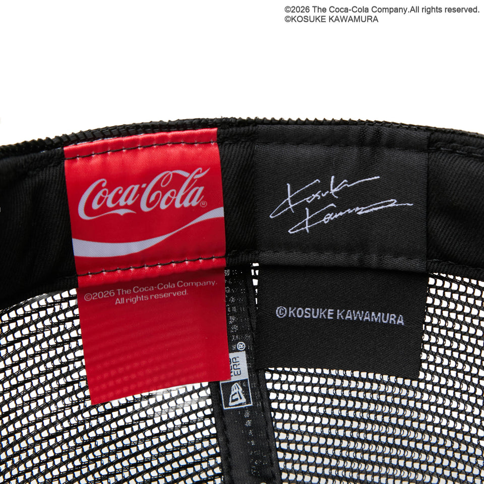 9FORTY A-Frame トラッカー Coca-Cola designed by Kosuke Kawamura コカ・コーラ ブラック | NEW ERA ニューエラ公式オンラインストア
