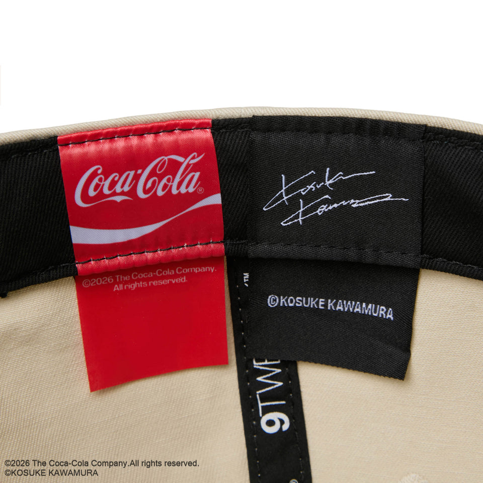 9TWENTY Coca-Cola designed by Kosuke Kawamura コカ・コーラ クロームホワイト | NEW ERA ニューエラ公式オンラインストア