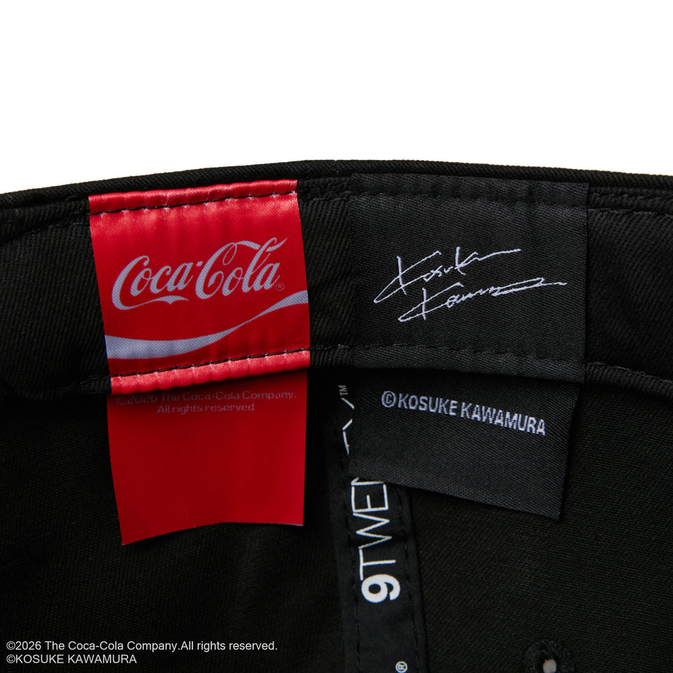 9TWENTY Coca-Cola designed by Kosuke Kawamura コカ・コーラ ブラック | NEW ERA ニューエラ公式オンラインストア