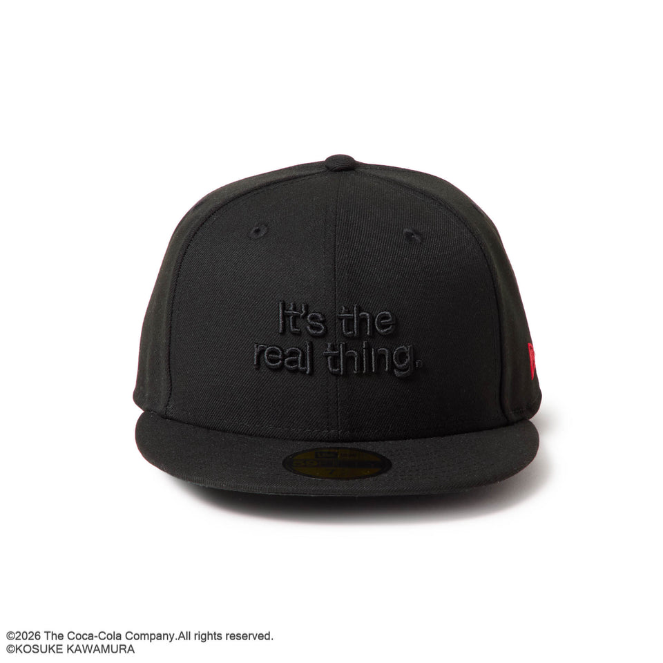 59FIFTY Coca-Cola designed by Kosuke Kawamura コカ・コーラ Coke is it ブラック | NEW ERA ニューエラ公式オンラインストア