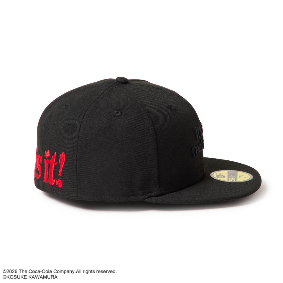 59FIFTY Coca-Cola designed by Kosuke Kawamura コカ・コーラ Coke is it ブラック | NEW ERA ニューエラ公式オンラインストア