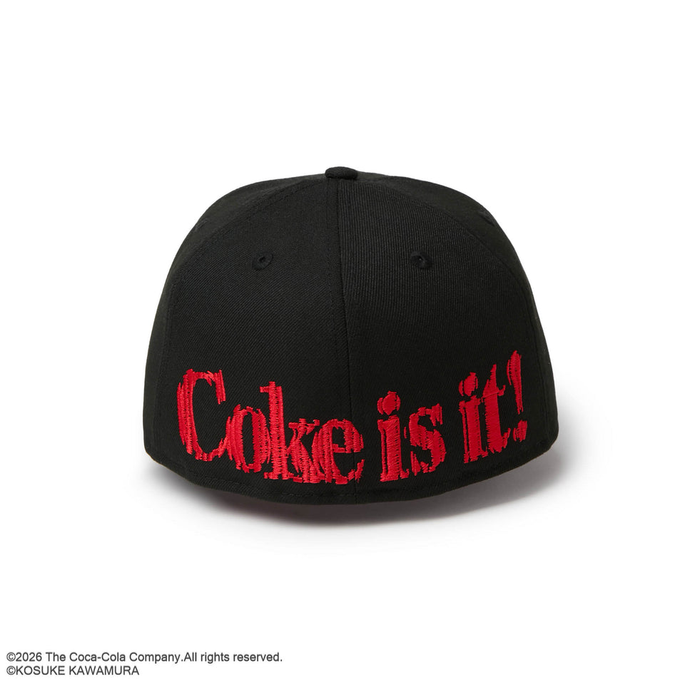 59FIFTY Coca-Cola designed by Kosuke Kawamura コカ・コーラ Coke is it ブラック | NEW ERA ニューエラ公式オンラインストア