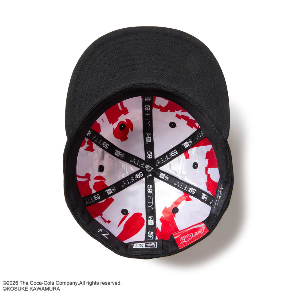59FIFTY Coca-Cola designed by Kosuke Kawamura コカ・コーラ Coke is it ブラック | NEW ERA ニューエラ公式オンラインストア
