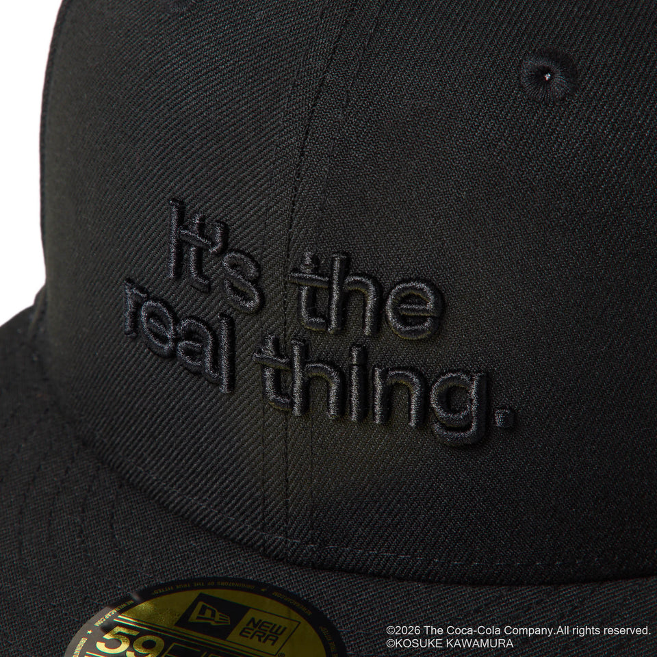 59FIFTY Coca-Cola designed by Kosuke Kawamura コカ・コーラ Coke is it ブラック | NEW ERA ニューエラ公式オンラインストア