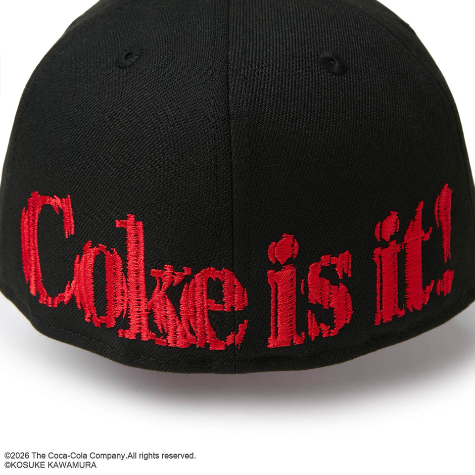 59FIFTY Coca-Cola designed by Kosuke Kawamura コカ・コーラ Coke is it ブラック | NEW ERA ニューエラ公式オンラインストア