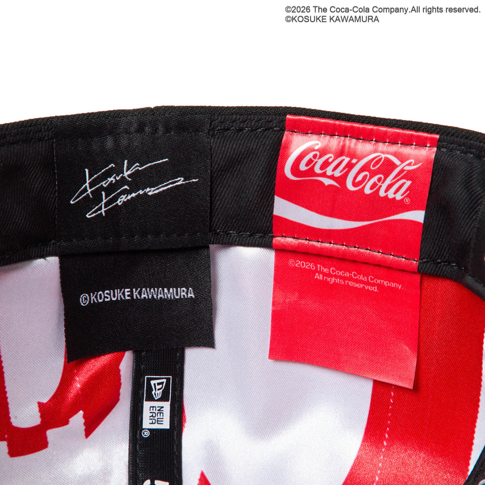 59FIFTY Coca-Cola designed by Kosuke Kawamura コカ・コーラ Coke is it ブラック | NEW ERA ニューエラ公式オンラインストア