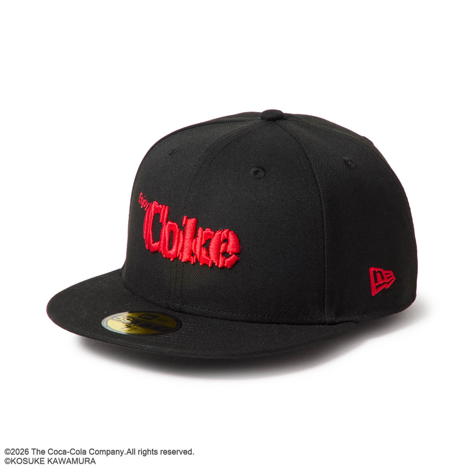 59FIFTY Coca-Cola designed by Kosuke Kawamura ブラック | NEW ERA ニューエラ公式オンラインストア