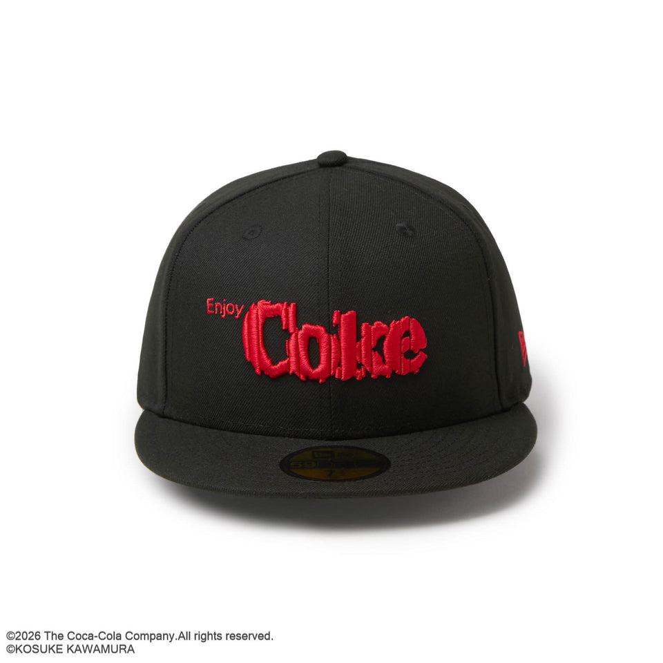 59FIFTY Coca-Cola designed by Kosuke Kawamura ブラック | NEW ERA ニューエラ公式オンラインストア