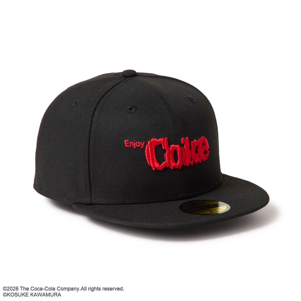 59FIFTY Coca-Cola designed by Kosuke Kawamura ブラック | NEW ERA ニューエラ公式オンラインストア