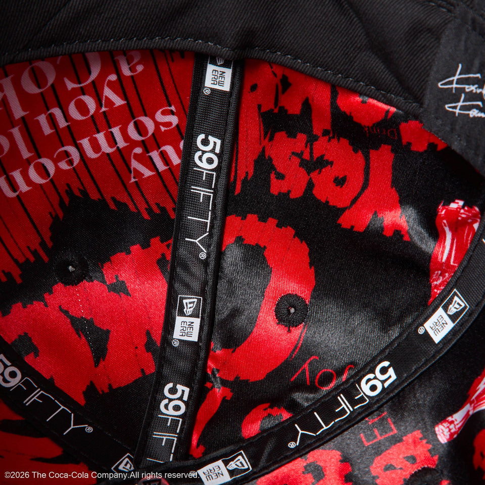 59FIFTY Coca-Cola designed by Kosuke Kawamura ブラック | NEW ERA ニューエラ公式オンラインストア
