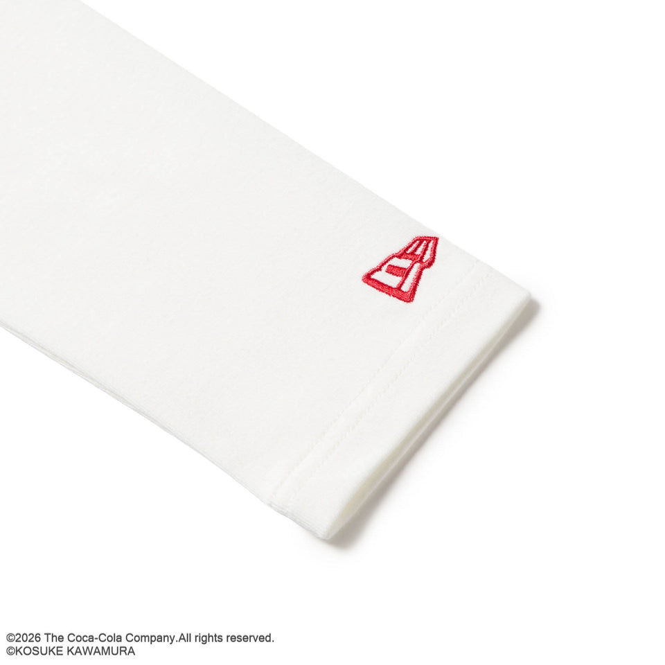Women's 長袖 クロップド Tシャツ Coca-Cola designed by Kosuke Kawamura コカ・コーラ Many Hearts オフホワイト | NEW ERA ニューエラ公式オンラインストア