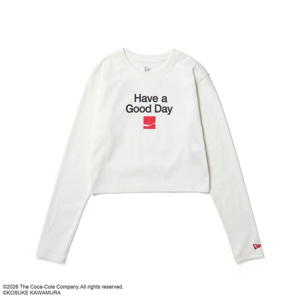 Women's 長袖 クロップド Tシャツ Coca-Cola designed by Kosuke