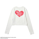 Women's 長袖 クロップド Tシャツ Coca-Cola designed by Kosuke Kawamura コカ・コーラ Back Heart オフホワイト | NEW ERA ニューエラ公式オンラインストア
