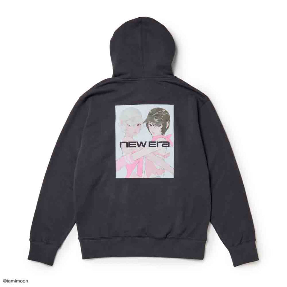 スウェット プルオーバー フーディ Illustrators Collection tamimoon グラファイト | NEW ERA ニューエラ公式オンラインストア