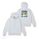 スウェット プルオーバー フーディ Illustrators Collection こまやま明 アッシュグレー