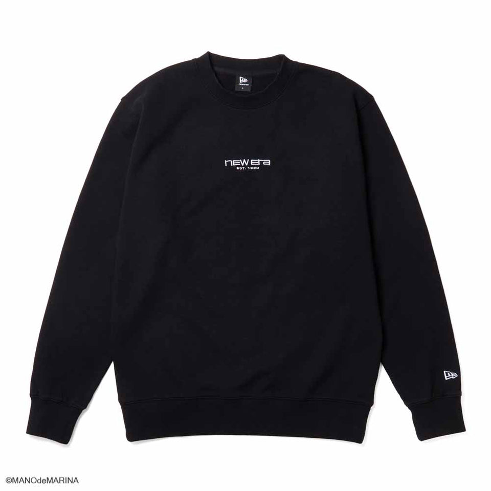 スウェット クルーネック プルオーバー Illustrators Collection まのでまりな ブラック | NEW ERA ニューエラ公式オンラインストア