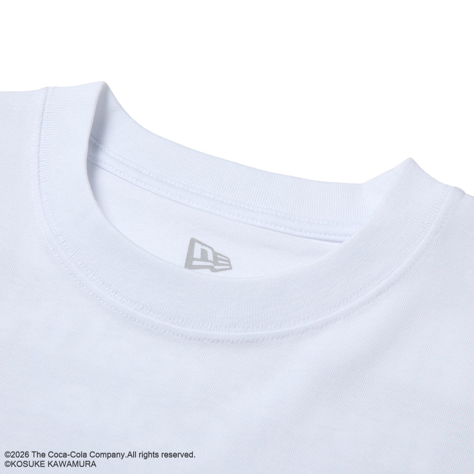 半袖 コットン Tシャツ Coca-Cola designed by Kosuke Kawamura コカ・コーラ Left Heart ホワイト | NEW ERA ニューエラ公式オンラインストア