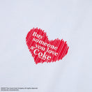 半袖 コットン Tシャツ Coca-Cola designed by Kosuke Kawamura コカ・コーラ Left Heart ホワイト | NEW ERA ニューエラ公式オンラインストア
