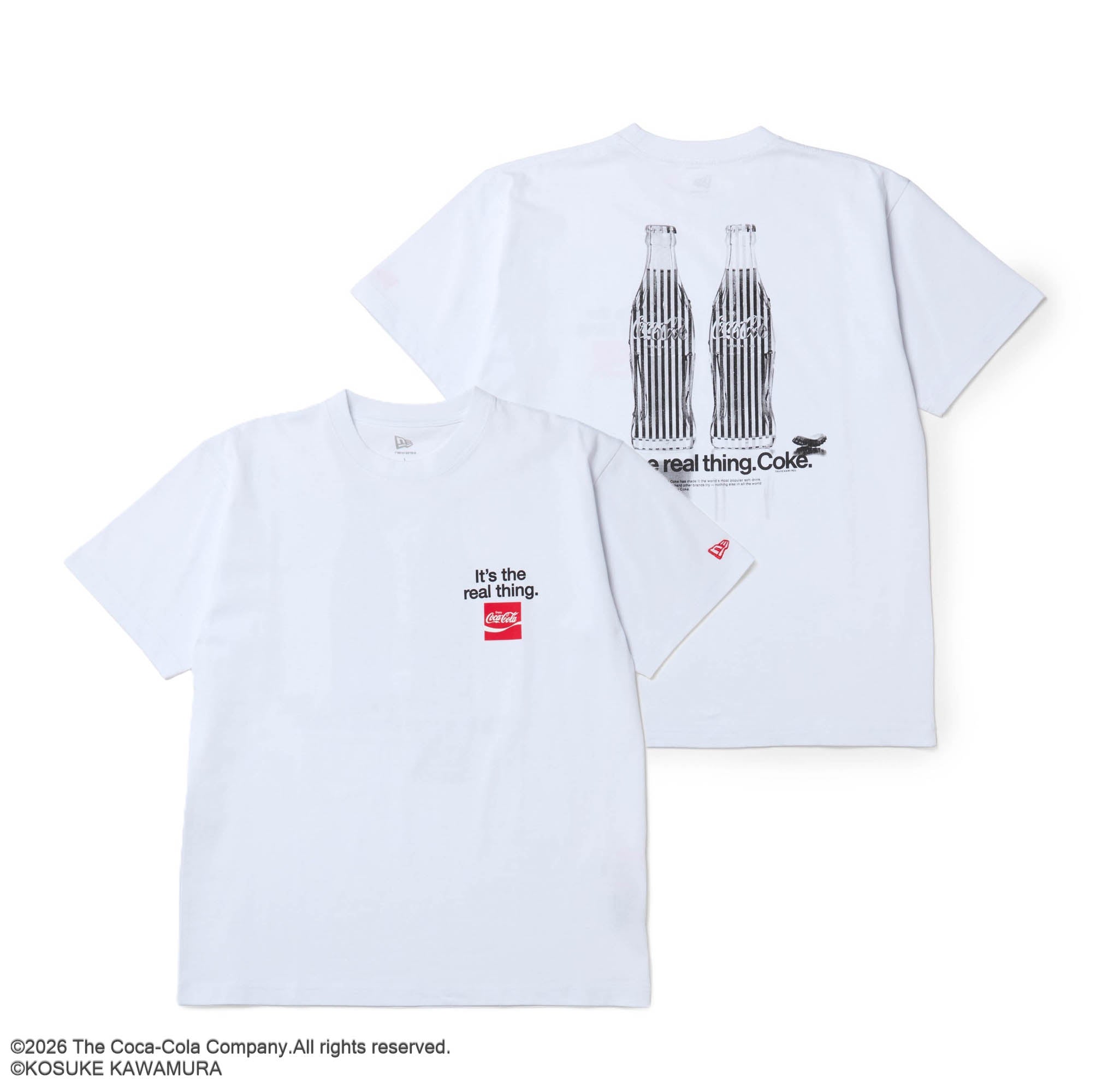 半袖 コットン Tシャツ Coca-Cola designed by Kosuke Kawamura コカ