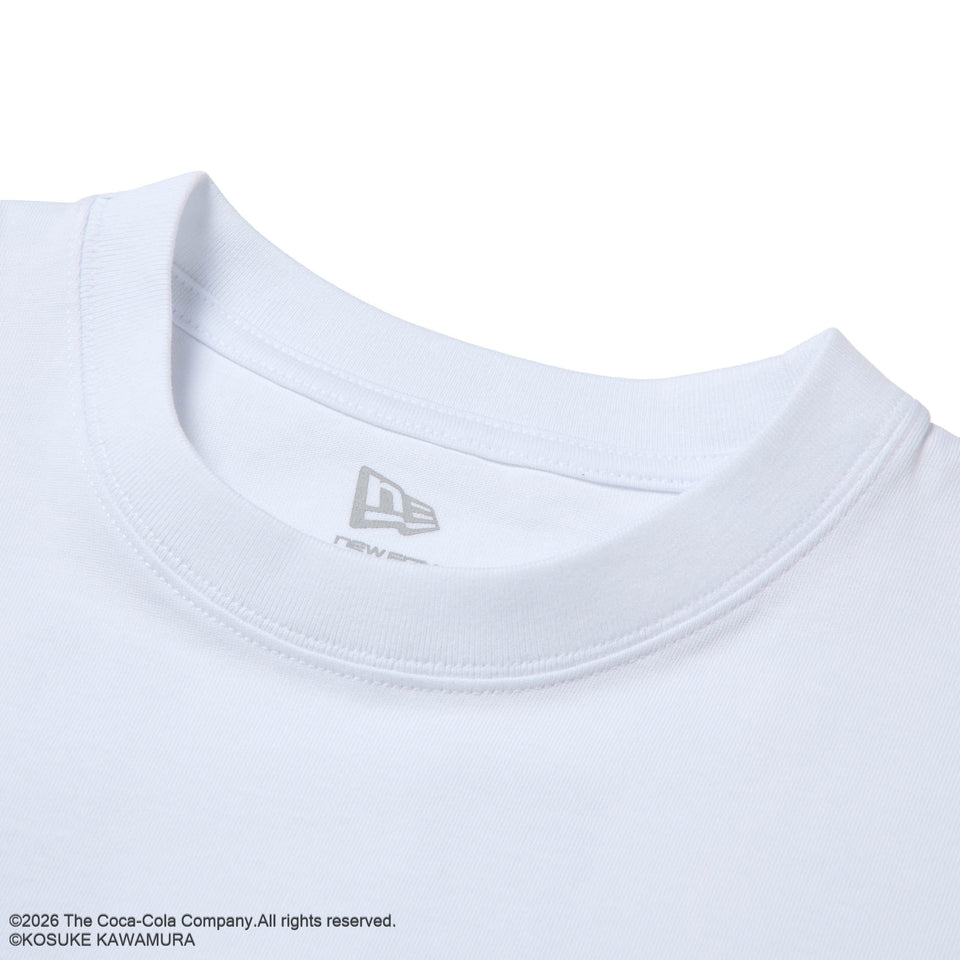 半袖 コットン Tシャツ Coca-Cola designed by Kosuke Kawamura コカ・コーラ It's the real thing. Coke ホワイト | NEW ERA ニューエラ公式オンラインストア